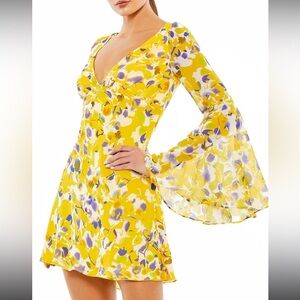 Mac Duggal floral dress